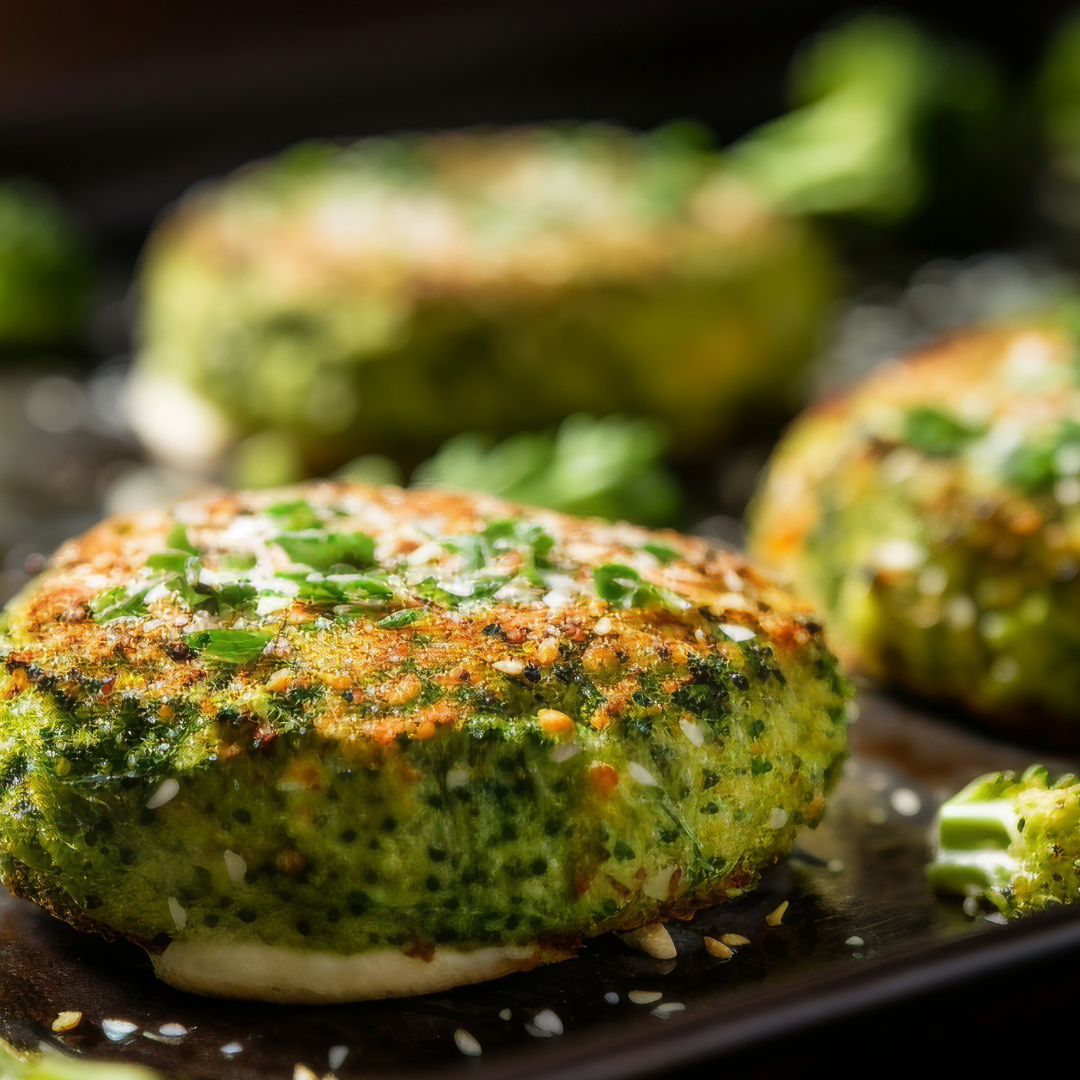 Nuggets de Brócolos com molho de Mostarda e Arroz Branco🌱