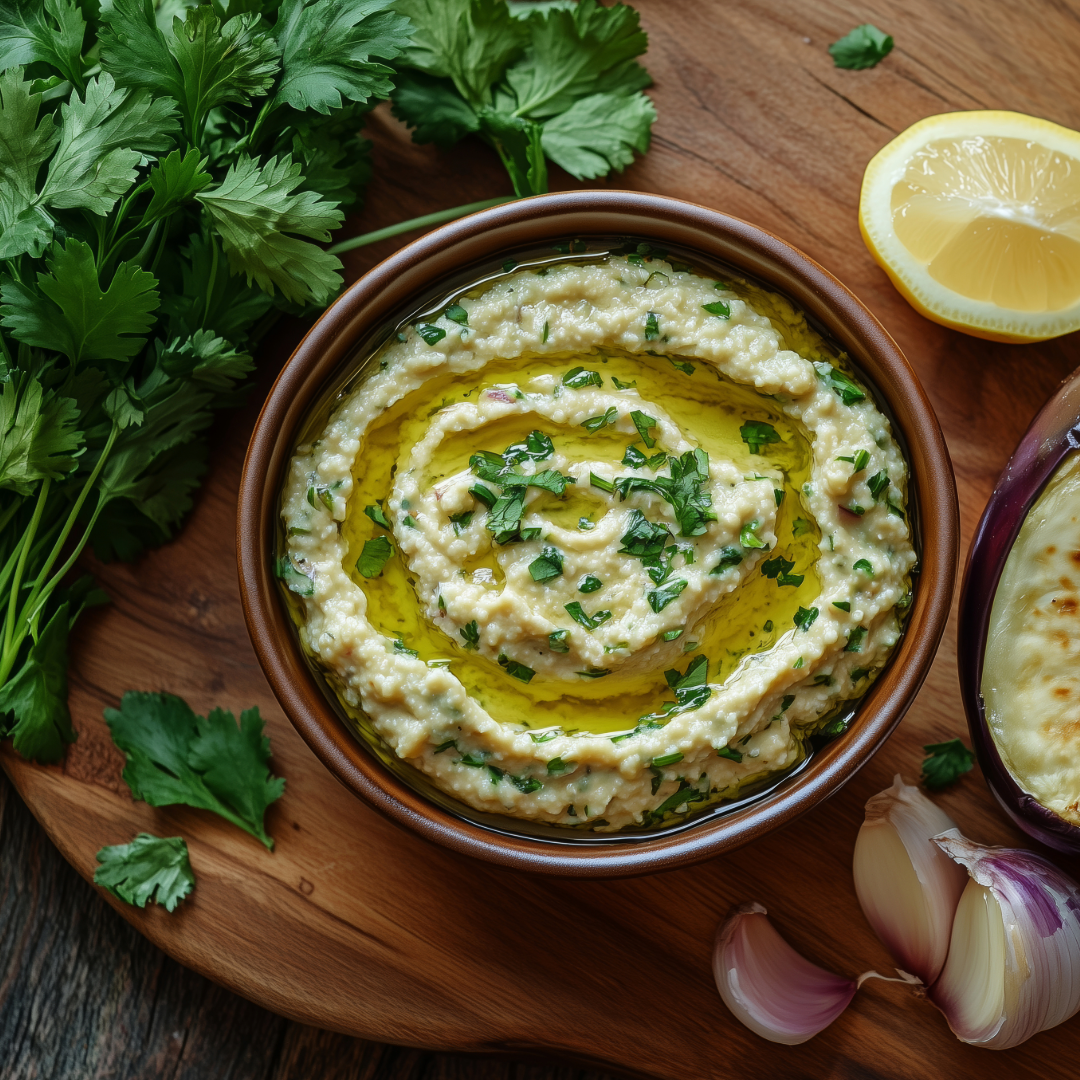 Hummus Árabe de Coentros