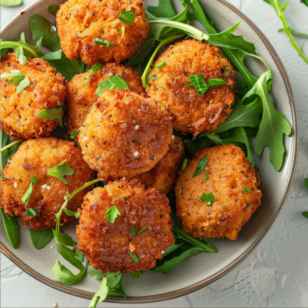 Nuggets de Frango c/ Spaguetti &amp; Molho de Miso