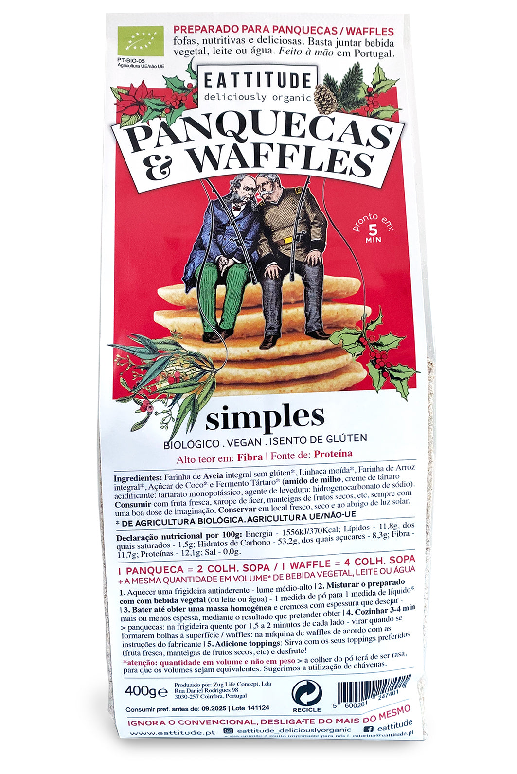 PANQUECAS &amp; WAFFLES BIO | Simples (Xmas Edition)