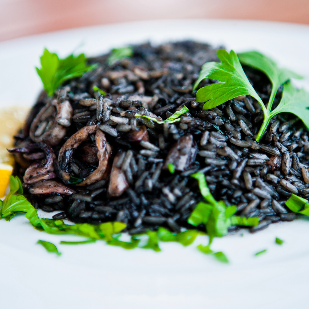 Risotto de Chocos c/ Legumes Assados